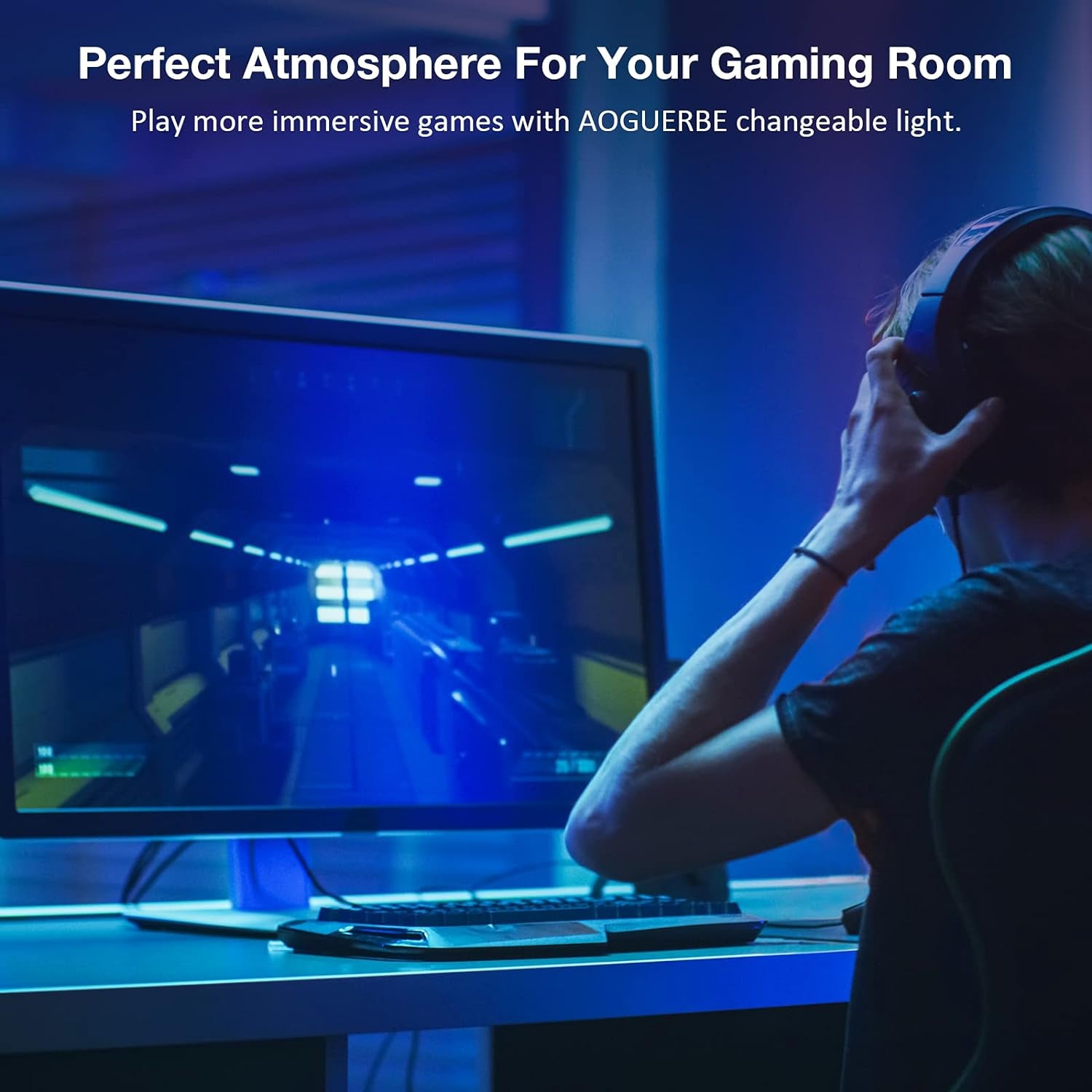 Led Lights for Bedroom 100 Ft, Ultra Long 5050 RGB Led Strip Lights, Smart Music Sync Led Lights Color Changing, Bluetooth App & Remote Control for Room Party Christmas Kitchen